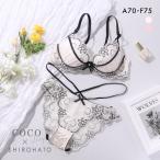 ショッピングセクシー ココランジェ セクシーレディコード ブラジャー ショーツ セット SHIROHATO別注 谷間 バックレース ストリング COCO Linge