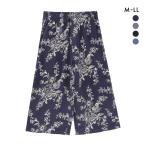 リラックスステテコ ルームパンツ M L LL ボトム 部屋着 リラックスウェア ルームウェア パジャマ ひざ下丈 ワンマイル