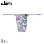 la Poe m Homme украшен блестками принт T-back бикини мужской сделано в Японии La-Pomme Homme большой размер 