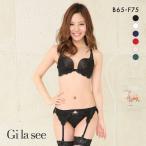 ギャラシー 美乳ブラ 3/4カップ ブラジャー ショーツ セット ベーシック 盛りブラ 谷間ブラ Wパッド 定番カラー