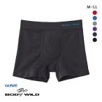 ボクサーパンツ メンズ グンゼ GUNZE ボディワイルド BODY WILD 3D-BOXER 立体成型 メッシュ BWS872J メール便(15)