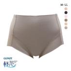 グンゼ GUNZE 軽くてコンパクトな新感覚ガードル 軽パン ウエストらくらくショートガードル 大きいサイズ LLまで