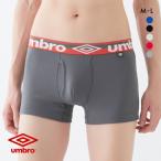 アンブロ UMBRO ボクサーパンツ メンズ ソリッド メッシュ 前あき 吸汗速乾