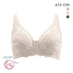 ルシアン LECIEN しゃれた 思いやり設計 ノンワイヤーフルカップブラジャー ABC 大きいサイズ アンダー90まで