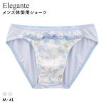 エレガント プリントシフォンレース メンズ体型用ショーツ M-4L 大きいサイズ Elegante