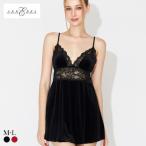 アンブラ Velvet Sin ベロア×レース ベビードール&ショーツ セット セットアップ キャミソール ランジェリー ルームウェア ANNEBRA