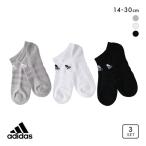 アディダス adidas スニーカー丈 ソックス 靴下 レディース メンズ 3足組 22-24cm 25-27cm 28-30cm FXI60 くるぶし丈