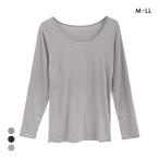 着るヒアルロン酸 潤い成分たっぷり 長袖Tシャツ レディース インナー 薄手