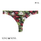 King noba Cherry рисунок T-back трусики бикини мужской передний ..M L LL KING NOVA стрейч принт 