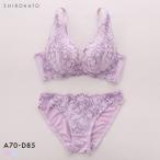 ルルモアナ 2浴レース ブラジャー ショーツ セット 脇高 フラワー 大きいサイズ LULUMOANA