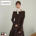 エミ オフショルニットドッキングワンピース emmi