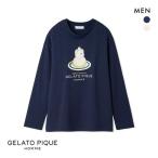 ジェラートピケ オム メンズ インレイベアケーキロンT ジェラピケ パジャマ ルームウェア GELATO PIQUE HOMME