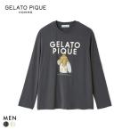 ジェラートピケ オム メンズ レーヨンジェラートベアプリントロンT ジェラピケ ルームウェア gelato pique HOMME
