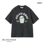ジェラートピケ オム メンズ エアリーモコベアかき氷ジャガードプルオーバー ジェラピケ パジャマ ルームウェア gelato pique HOMME