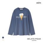 ジェラートピケ オム メンズ レーヨンダブルジェラートロゴロングパンツ ジェラピケ パジャマ ルームウェア gelato pique HOMME