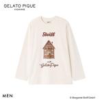 ジェラートピケ オム メンズ シュタイフ ワンポイントロンT ジェラピケ gelato pique HOMME steiff
