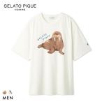  Gelato Pique Homme мужской контакт охлаждающий si- животное рисунок one отметка футболка jelapike пижама салон одежда GELATO PIQUE HOMME