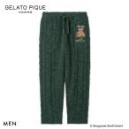 ショッピングウエア ジェラートピケ オム メンズ シュタイフ パウダーネップアランロングパンツ ジェラピケ gelato pique HOMME Steiff