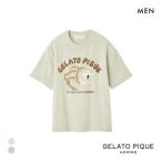 ジェラートピケ オム メンズ sleeping cat ジャガードプルオーバー ジェラピケ パジャマ ルームウェア GELATO PIQUE HOMME