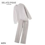 ジェラートピケ オム メンズ カラフルパウダープルオーバー＆ベビモコリブロングパンツセット ジェラピケ パジャマ gelato pique HOMMEML 爆買