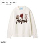 ジェラートピケ オム メンズ Valentine ワンポイントジャガードプルオーバー ジェラピケ Valentine GELATO PIQUE HOMME バレンタイン