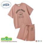 ジェラートピケ ユニセックス SESAME STREET UNISEX 裏毛プルオーバー＆ハーフパンツセット ジェラピケ ルームウェア gelato pique 上下セット