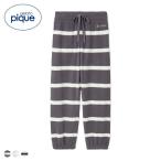 ジェラートピケ UNISEX エアリーモコボーダーロングパンツ ジェラピケ パジャマ ルームウェア gelato pique ユニセックス