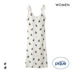 ジェラートピケ レディース HALLOWEEN CAT総柄キャミワンピース カップ付き ジェラピケ パジャマ ルームウェア gelato pique