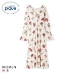 ジェラートピケ レディース ヴィンテージローズ柄ワンピース ドレス カップ付き カップイン ジェラピケ ルームウェア gelato pique 爆買