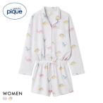 ジェラートピケ レディース ダイナソー柄ワッフルオールインワン ジェラピケ パジャマ ルームウェア gelato pique