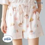 ジェラートピケ レディース ドーナツベア柄ショートパンツ ジェラピケ パジャマ ルームウェア gelato pique