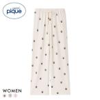 ジェラートピケ レディース モチーフ3柄ワッフルロングパンツ ジェラピケ パジャマ ルームウェア gelato pique