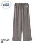 ジェラートピケ レディース レーヨンロゴロングパンツ ジェラピケ パジャマ ルームウェア gelato pique