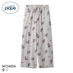 ジェラートピケ レディース プードル柄ロングパンツ ジェラピケ パジャマ ルームウェア gelato pique 爆買