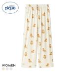 ジェラートピケ レディース ドッグ柄ロングパンツ ジェラピケ パジャマ ルームウェア gelato pique