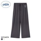 ジェラートピケ レディース レーヨンロゴロングパンツ ジェラピケ パジャマ ルームウェア gelato pique