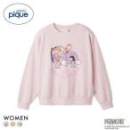 ジェラートピケ レディース PEANUTS オリジナルアートワンポイント裏毛プルオーバー ジェラピケ パジャマ ルームウェア スヌーピー gelato pique