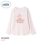 ジェラートピケ レディース アイスワンポイントロンT ジェラピケ パジャマ ルームウェア gelato pique
