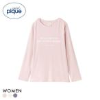 ジェラートピケ レディース インレイロゴロンT ジェラピケ パジャマ ルームウェア gelato pique