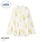 ジェラートピケ レディース チューリップ柄シャツ ジェラピケ パジャマ ルームウェア gelato pique