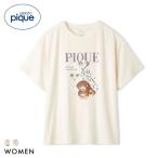ジェラートピケ レディース 接触冷感 ファッションCATS&DOGSワンポイントTシャツ ジェラピケ パジャマ ルームウェア gelato pique