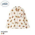 ショッピングジェラートピケ ジェラートピケ レディース HOLIDAY ベア柄ネルシャツ ジェラピケ パジャマ ルームウェア gelato pique