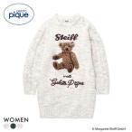 ジェラートピケ レディース シュタイフ パウダーネップジャガードワンピース ジェラピケ パジャマ ルームウェア gelato pique Steiff