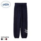 ジェラートピケ レディース HOLIDAY ジェラートスノーベアジャガードロングパンツ ジェラピケ パジャマ ルームウェア