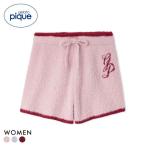 ジェラートピケ レディース HOLIDAY キラキラフェザーショートパンツ ジェラピケ パジャマ ルームウェア gelato pique