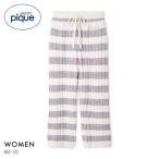 ショッピングジェラートピケ ジェラートピケ レディース ベビモコリブボーダーパンツ ジェラピケ ルームウェア パジャマ gelato pique