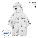 ジェラートピケ gelato pique レディース PEANUTS モノグラムジャガードパーカ ジェラピケ ルームウェア パジャマ