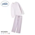 ショッピングレディース ジェラートピケ レディース カラフルパウダープルオーバー＆ベビモコリブロングパンツセット ジェラピケ パジャマ gelato pique