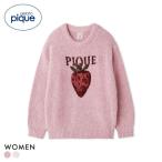 ジェラートピケ レディース メランジストロベリージャガードプルオーバー ジェラピケ パジャマ gelato pique