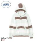 ジェラートピケ レディース ジェラートランダムボーダーパーカ ジェラピケ パジャマ ルームウェア gelato pique